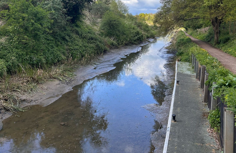 The reason why water levels have dropped on Griffin Lock