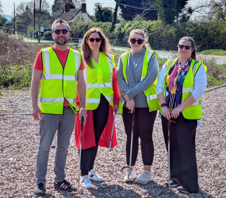Grove Lane gets a spring clean as Clear Future team joins national litter-picking drive