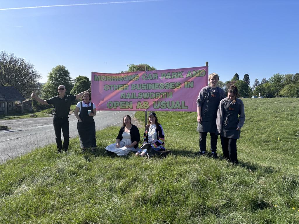 Messenger creation 264EFF83 FA91 490D 8778 76357A216A35 1 | Traders 'open for business' despite lengthy road closure