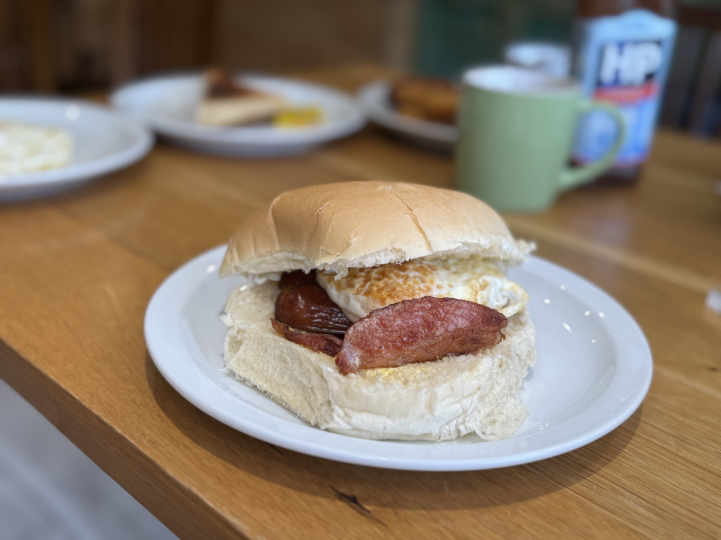 Breakfast bap 2 | The Big Breakfast: we review Tasty’s, Stonehouse’s new café gem