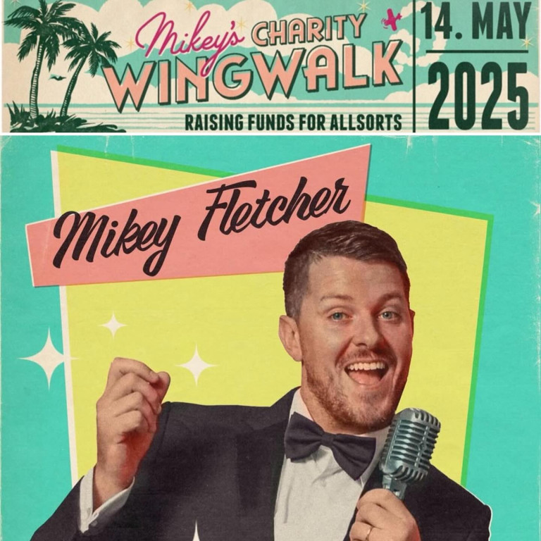 Giffords Circus’ Mikey Fletcher to brave wing walk for Allsorts