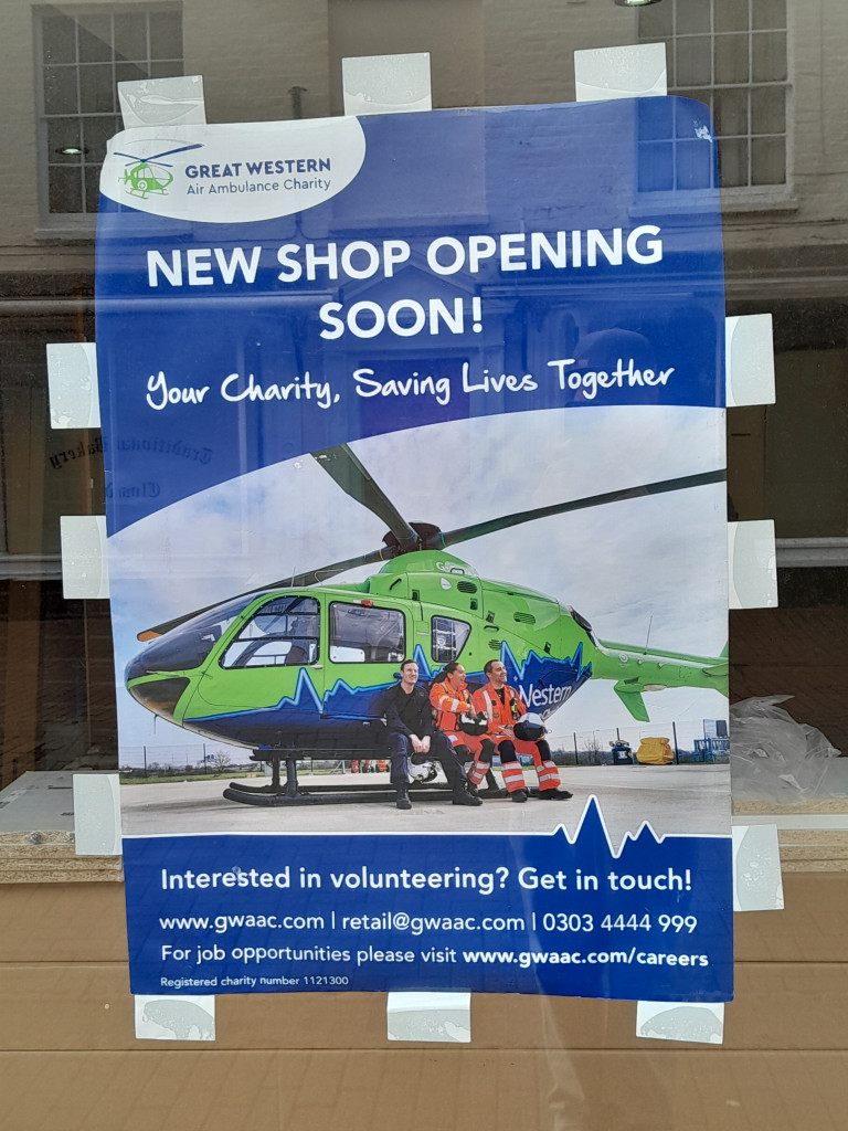 20250604 085106 1 | Great Western Air Ambulance set to land in Dursley with new charity shop