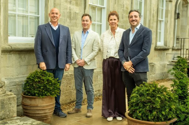 Property developer, Oliver Murray of Bedrock Property, and architect's Charles Mullineux Design have been presented with a blue plaque Civic Design Award in recognition of their outstanding contribution to Cirencester's architecture. unnamed 2025 06 13T180718.330 | Historic landmark property wins blue plaque civic design award for architecture