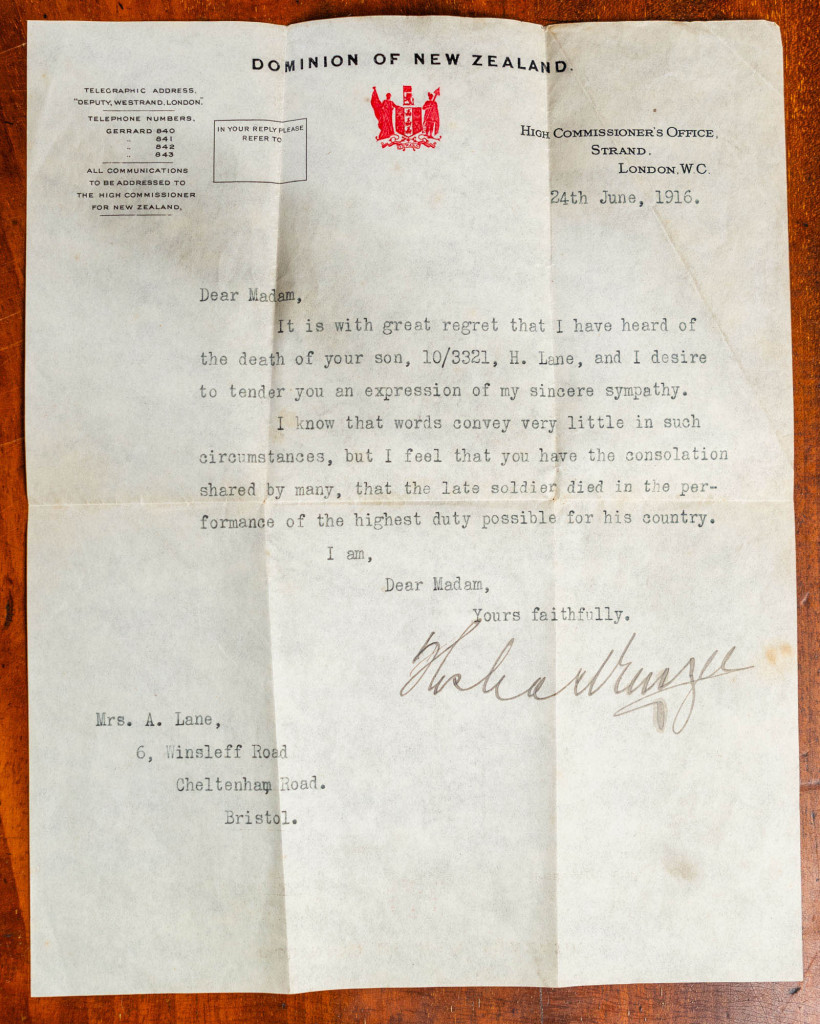 The tragic details of a soldier’s death in the First World War have come to light through a series of letters and military service records. Official letter | Video: the tragic story of the soldier killed in the First World War