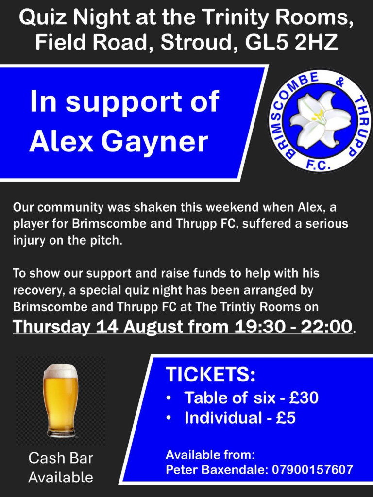 original 5CB5C241 09AA 4289 90A7 4B012F26722E 1 | Brimscombe striker Alex Gayner suffers double leg break