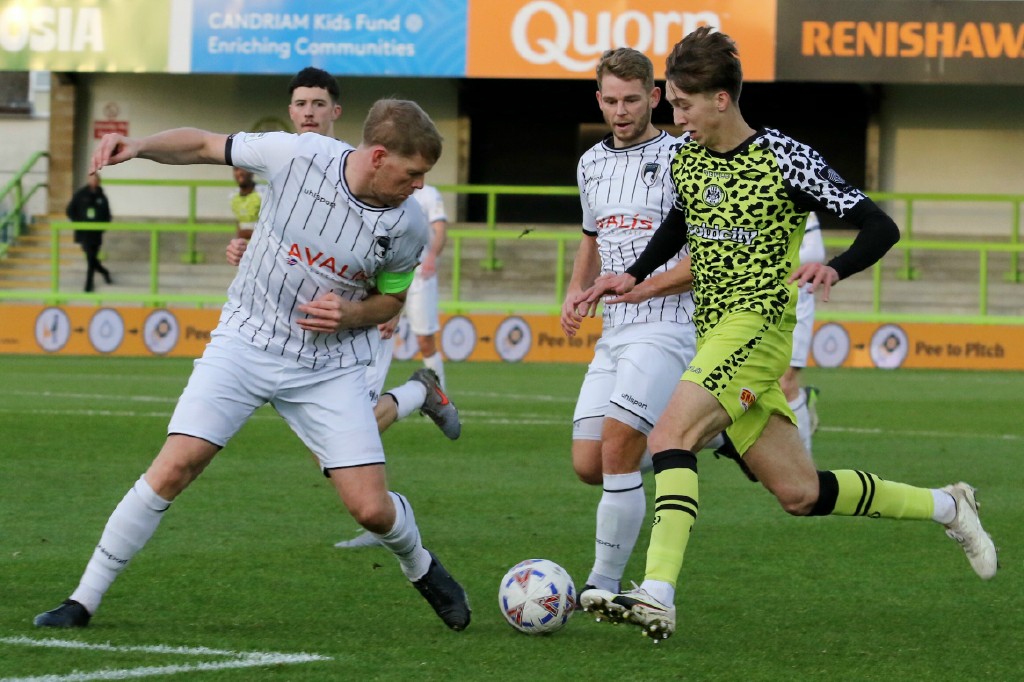 Kyle McAllister and Jayden Clarke grabbed second-half braces as Robbie Savage’s Forest Green swept aside Weston-super-Mare to book their spot in the fourth round of the FA Trophy. VJ8A5300 resized | McAllister and Clarke braces blow Weston away