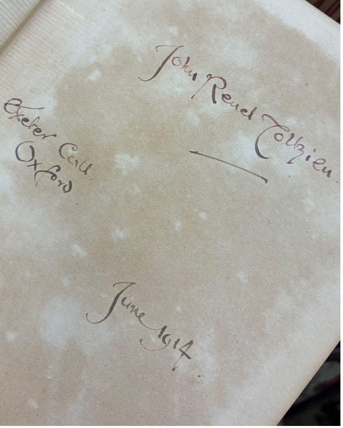 ‘Unique’ J.R.R. Tolkien book from Oxford university days up for auction in Stonehouse
